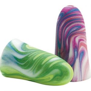 Spark Plugs Multi Coloured Foam Ear Plugs