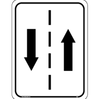 Two Way Aluminum Sign