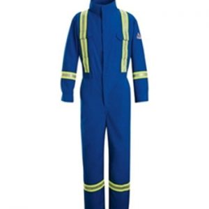 Flame-Resistant Premium Coveralls with Reflective Trim 