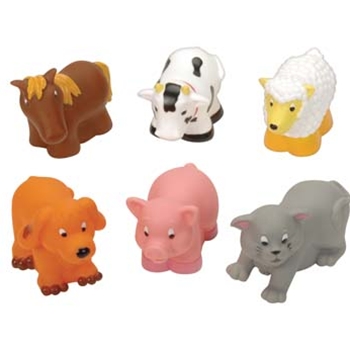Battat Toys Squirters Large Farm Bath Buddies