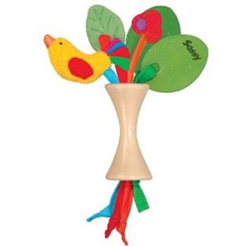 NON TOXIC Natural Sassy Cherry Tree Rattle
