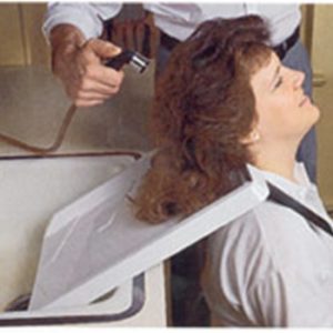 Shoulder Mounted Shampoo Tray