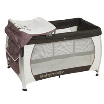 Baby Moov Travel Cot Silver Dream 