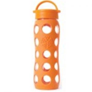 BPA FREE Life Factory Wee go Glass Beverage Bottle with Silicone Sleeve