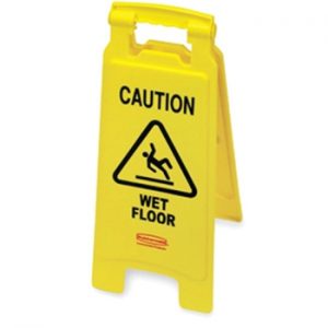 Caution Wet Floor Sign 2 sided