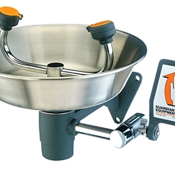Eyewash Wall Mount Stainless Steel Bowl 1/2" IPS