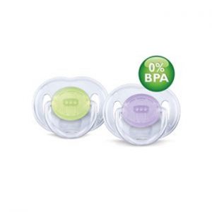 Avent Philips Translucent Pacifiers Clear