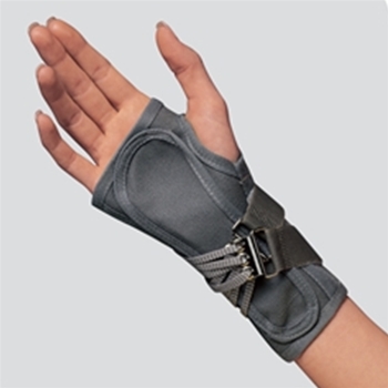 Gray Canvas Cock Up Wrist Splint
