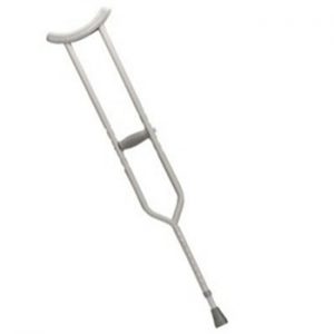 Tall Adult Bariatric Steel Crutch - Pair