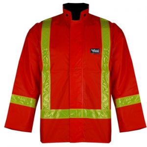 Jacket with Reflective Safety Stripes