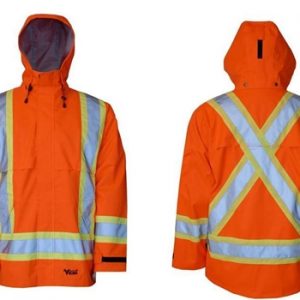 Safety Jacket  with Zip Slash Pocket 