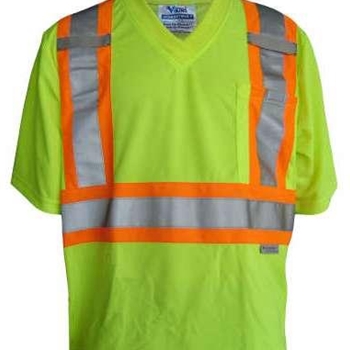 Safety Mesh NON VISIBLE T-Shirt Sealed with Pocket