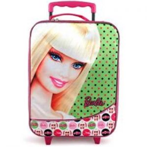 Barbie Rolling Luggage Case 