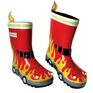 Kidorable Fireman Rain Boots