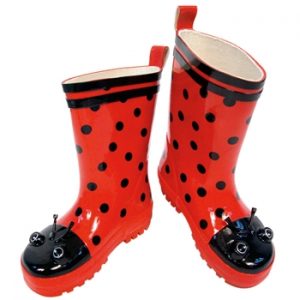 Kidorable Ladybug Rain Boots