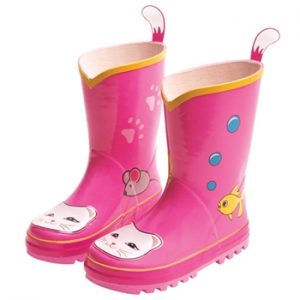 Kidorable Lucky Cat Rain Boots