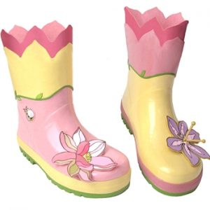 Kidorable Lotus Flower Rain Boots