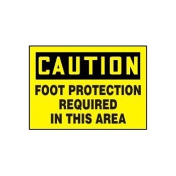Foot Protection Required in this Area
