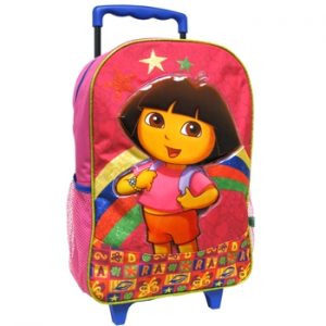 Dora The Explorer Rolling Backpack