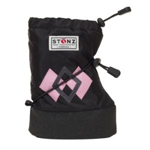 Stonz Booties Pink Argyle Black 