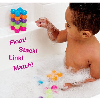 Munchkin 15 Color Connectors Bathtub Toys 