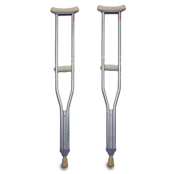 MedPro Push Button Aluminum Crutches