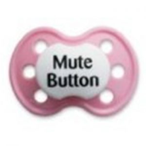 Lots 2 Say Baby Pacifier MUTE BUTTON