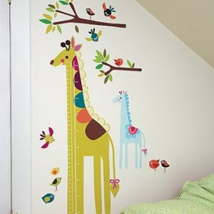 Wallies Wall Play Peel Stick Growth Chart 