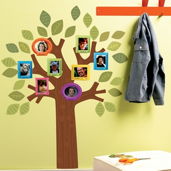 Wallies Peel Stick Vinyl Wall Art Family Tree