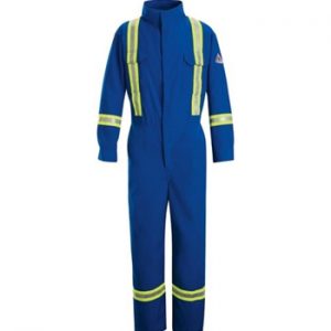 Flame-Resistant Premium Coveralls with Reflective Trim