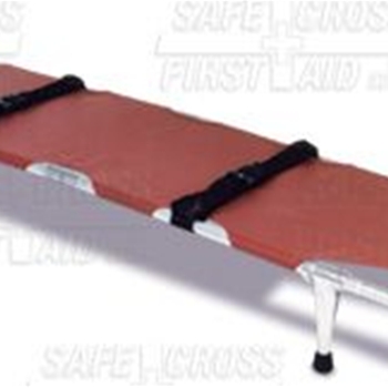Stretcher Single-Fold with Collapsible Wheels & Legs 