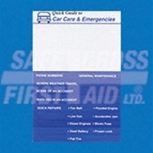 Quick Books Guide To Car Care & Emergencies
