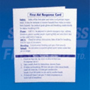 First Aid Response Card (English/French)