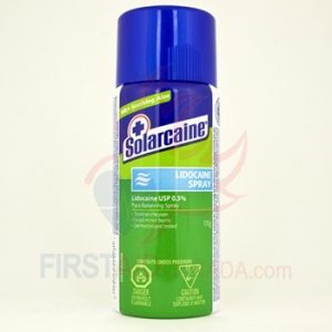 Solarcaine First Aid Lidocaine Spray
