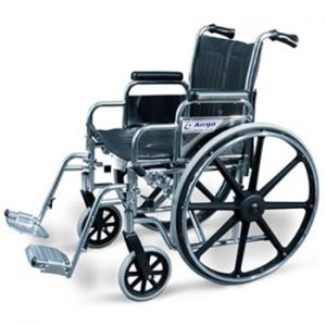 Airgo Wheelchair with Desk Arms Swing Away Footrests 20