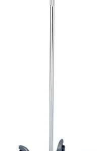 Aluminum 4-Hook I.V. Stand with weighted base