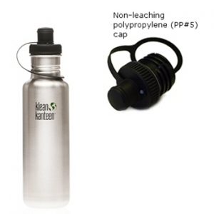 BPA FREE Klean Kanteen 27 oz Stainless Bottle with Sports Cap